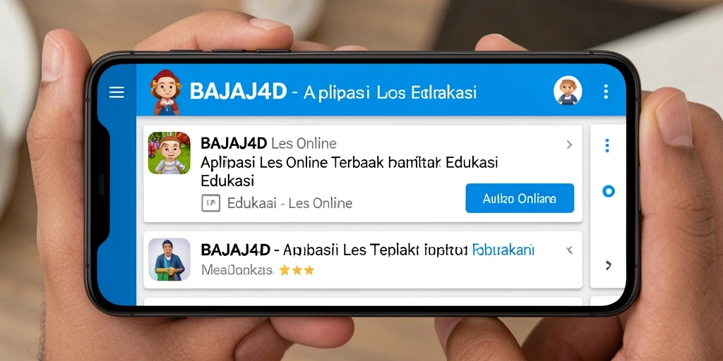 Antarmuka user-friendly BAJAJ4D untuk pengalaman belajar yang menyenangkan.