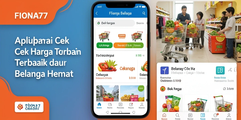 Tampilan antarmuka FIONA77 yang sederhana dan intuitif untuk Cek Harga.