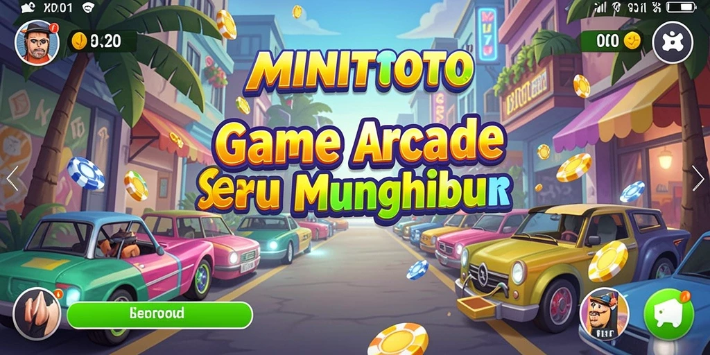 Tampilan antarmuka permainan MINITOTO yang penuh warna dan atraktif.
