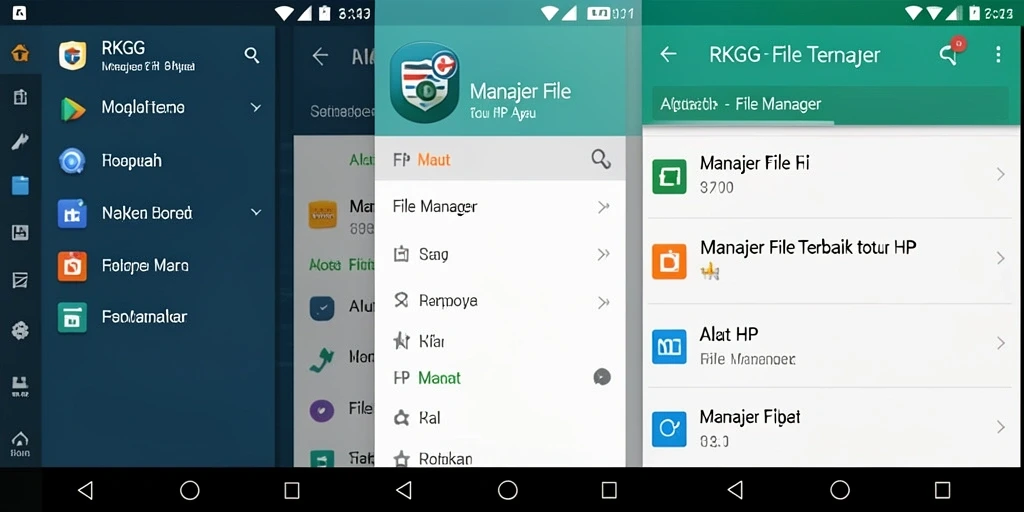 Tampilan antarmuka RKGG yang intuitif untuk manajemen file.