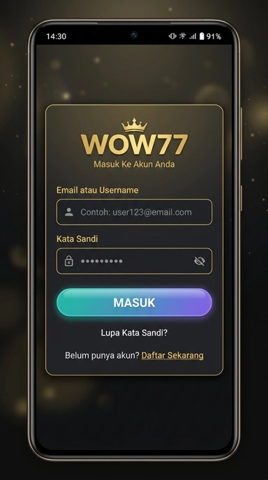 Panduan Masuk Akun Wow77 untuk Pengguna Android